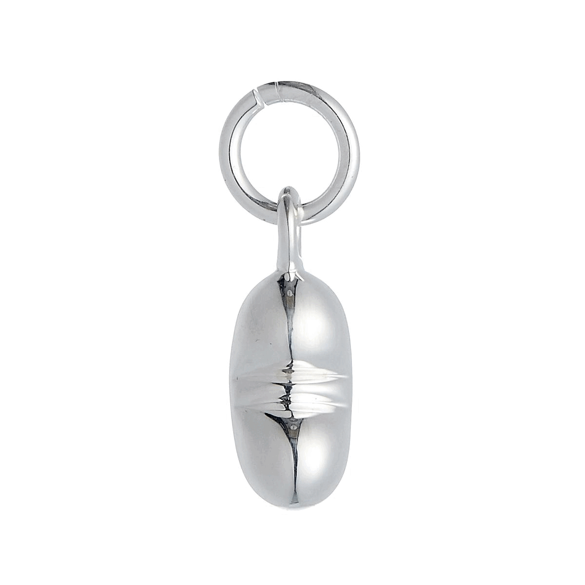 new baby scan bean charm for bracelet or necklace