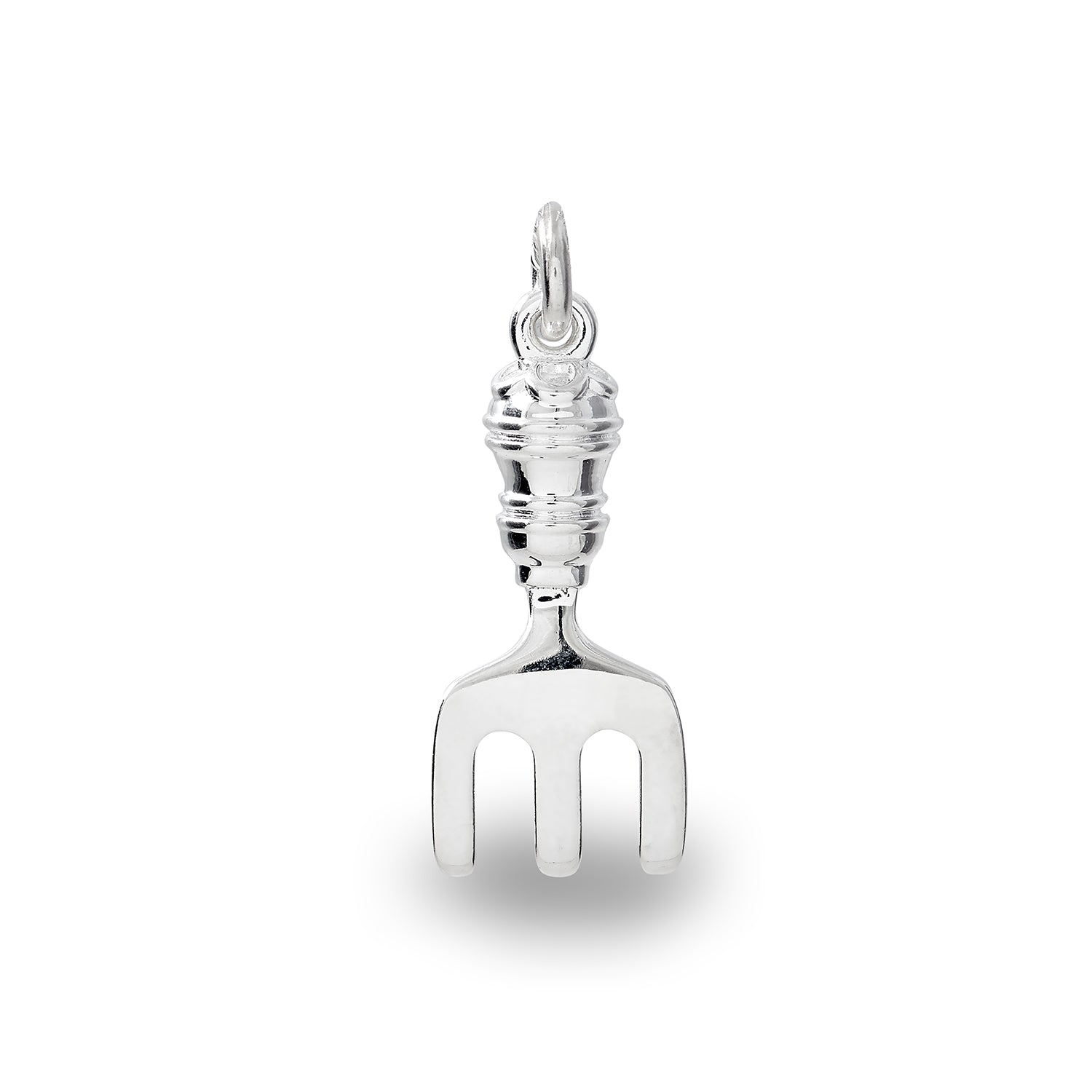 Gardening Fork Silver Charm
