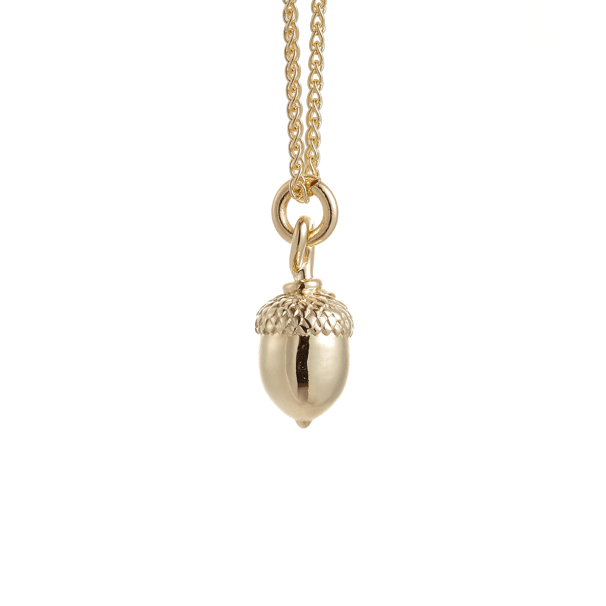 9 Carat Gold Acorn Pendant for New Beginnings