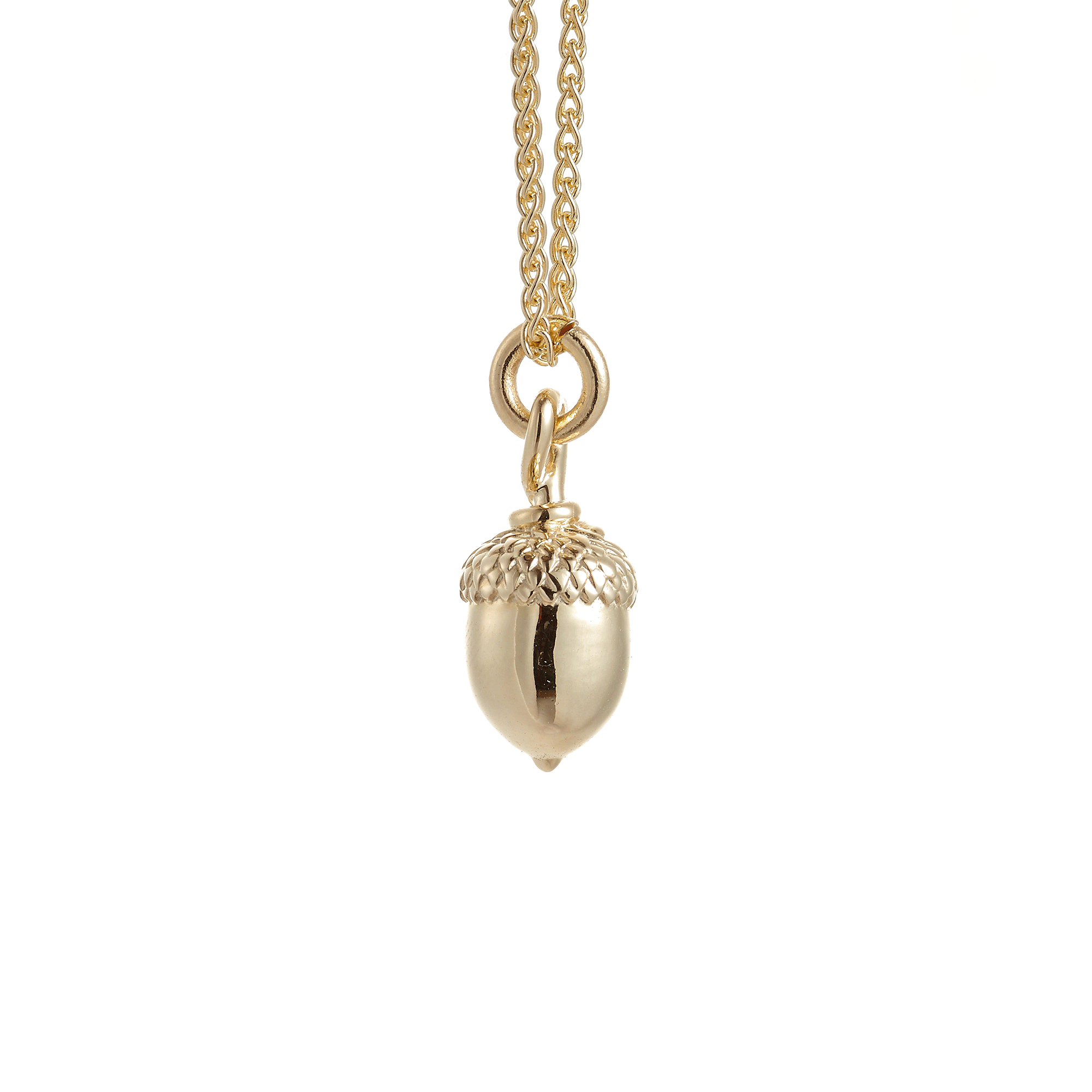 9 Carat Gold Acorn Pendant for New Beginnings