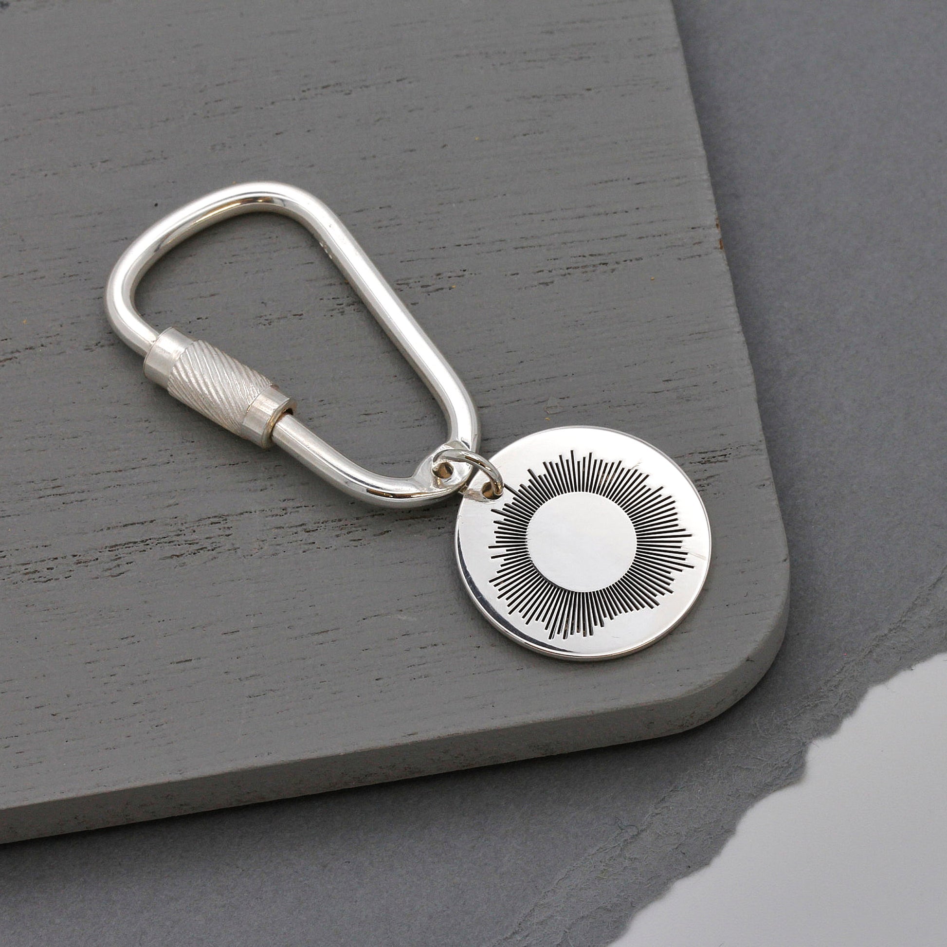 silver song wave keyring dire straits