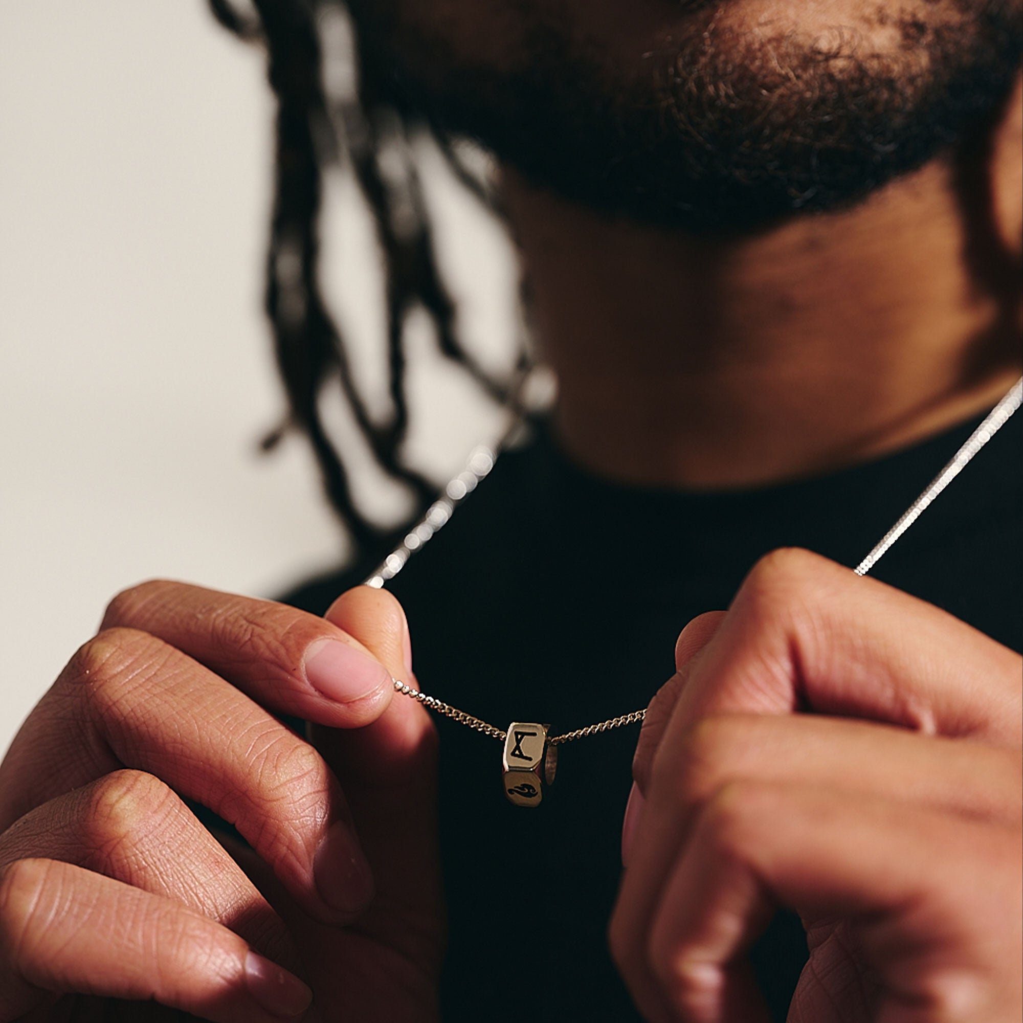 unique lucky travel symbols personalized mans necklace