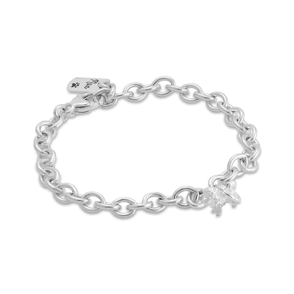 Maltipoo Silver Dog Charm Bracelet Scarlett Jewellery