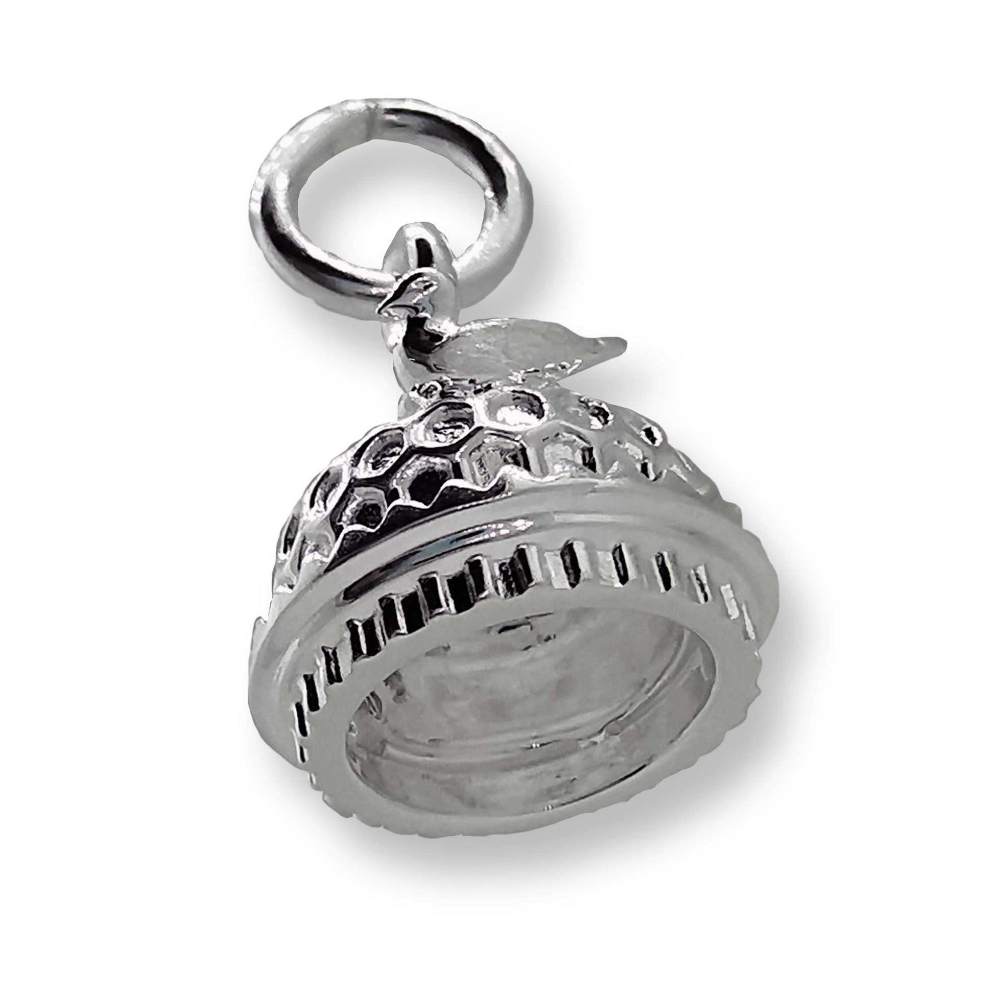 Brighton Pavilion Silver Charm With seagull Scarlett Jewellery
