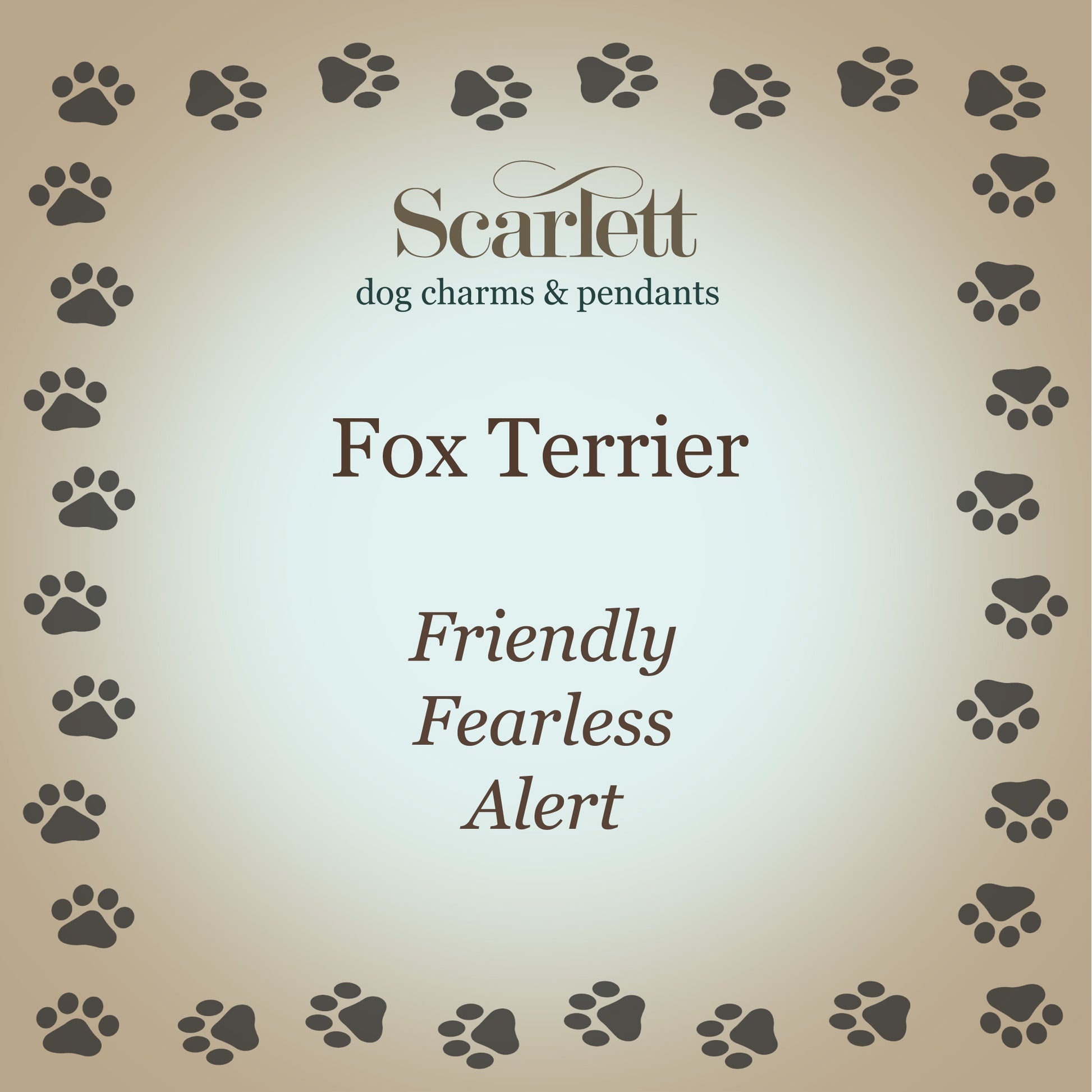 Solid gold fox terrier charm scarlett jewellery Brighton UK gold dog charms for bracelets