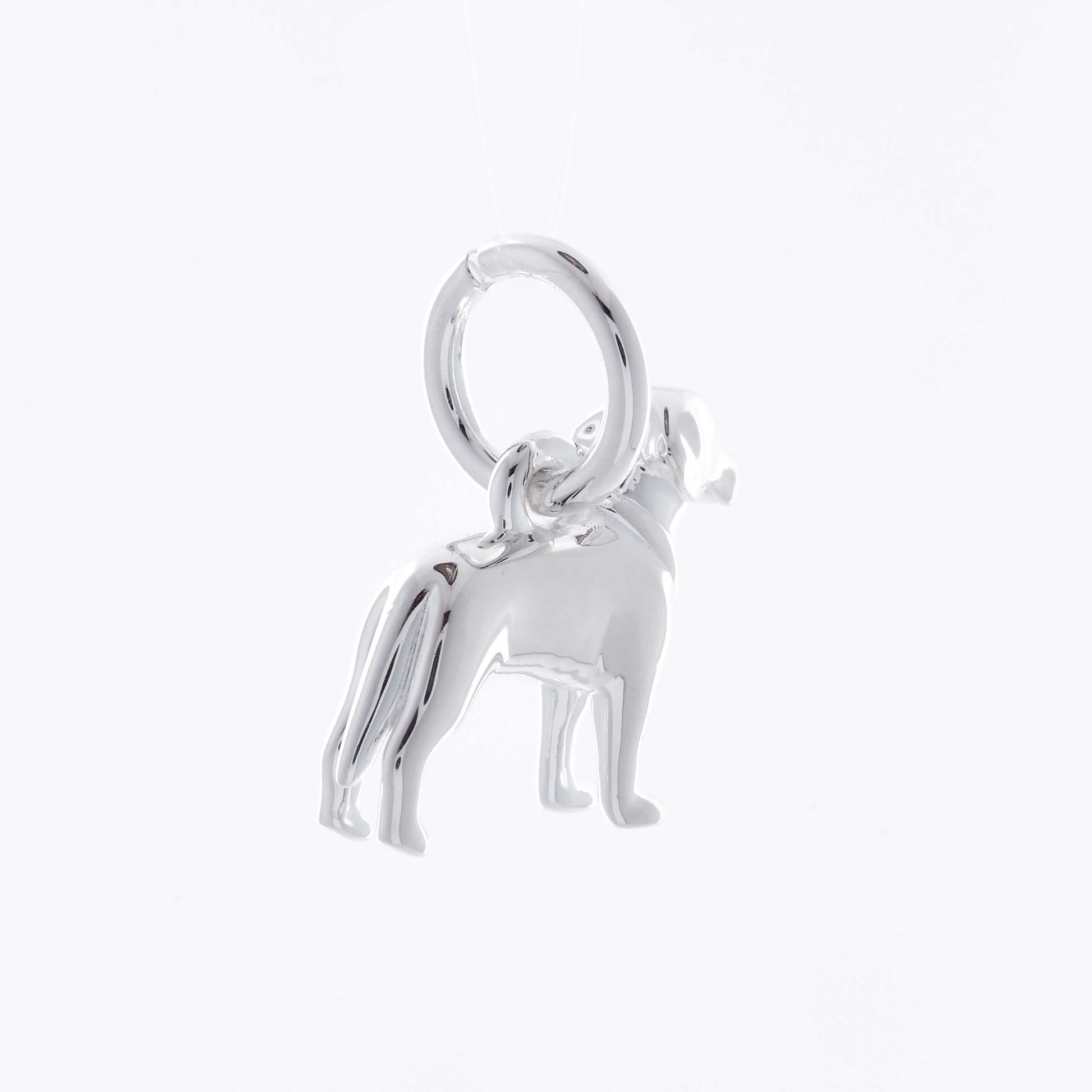 labrador dog silver necklace gift for pet loss from the dog Scarlett Jewellery UK
