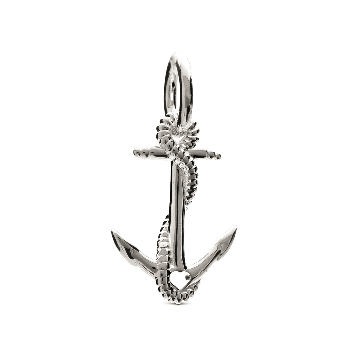 Small silver anchor charm