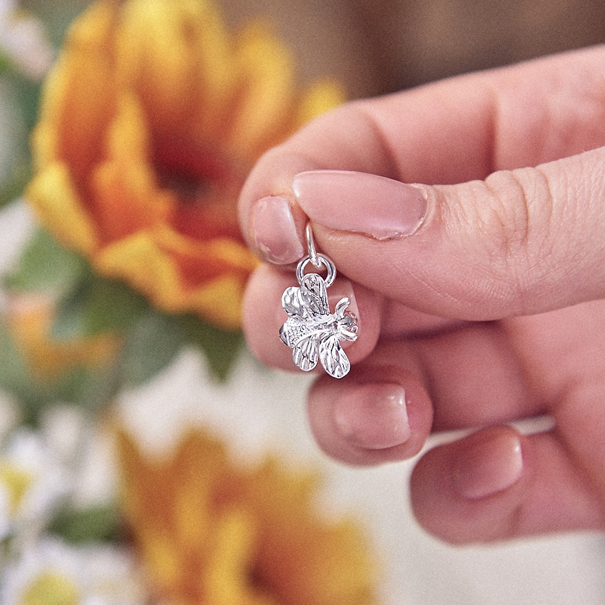 Honey Bee Silver Bracelet Charm Scarlett Jewellery