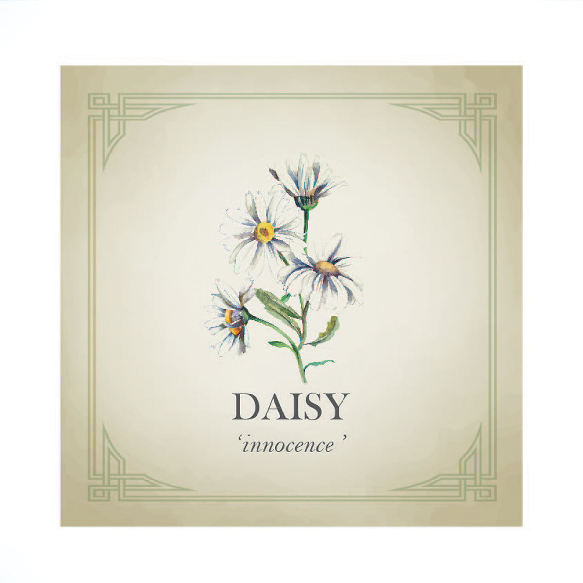 Tiny Daisy Silver Charm Bangle