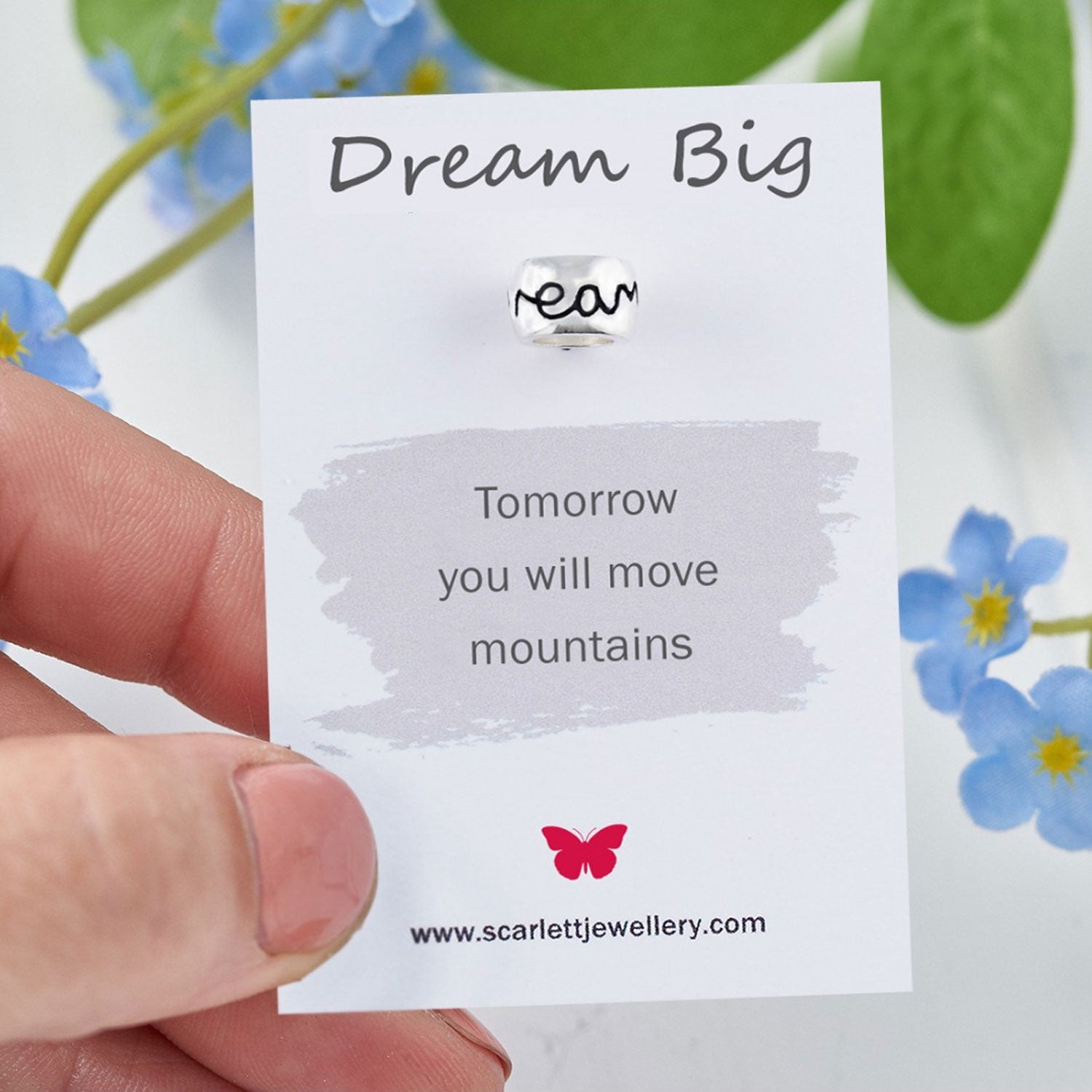 Dream Big Positive Quote Jewellery Scarlett Graduation Gift