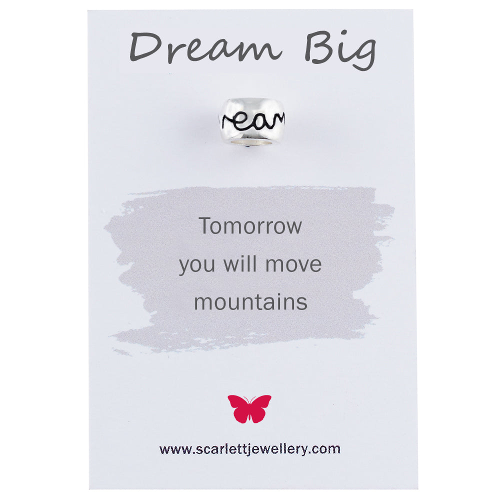Dream Big Positive Quote Jewellery Scarlett