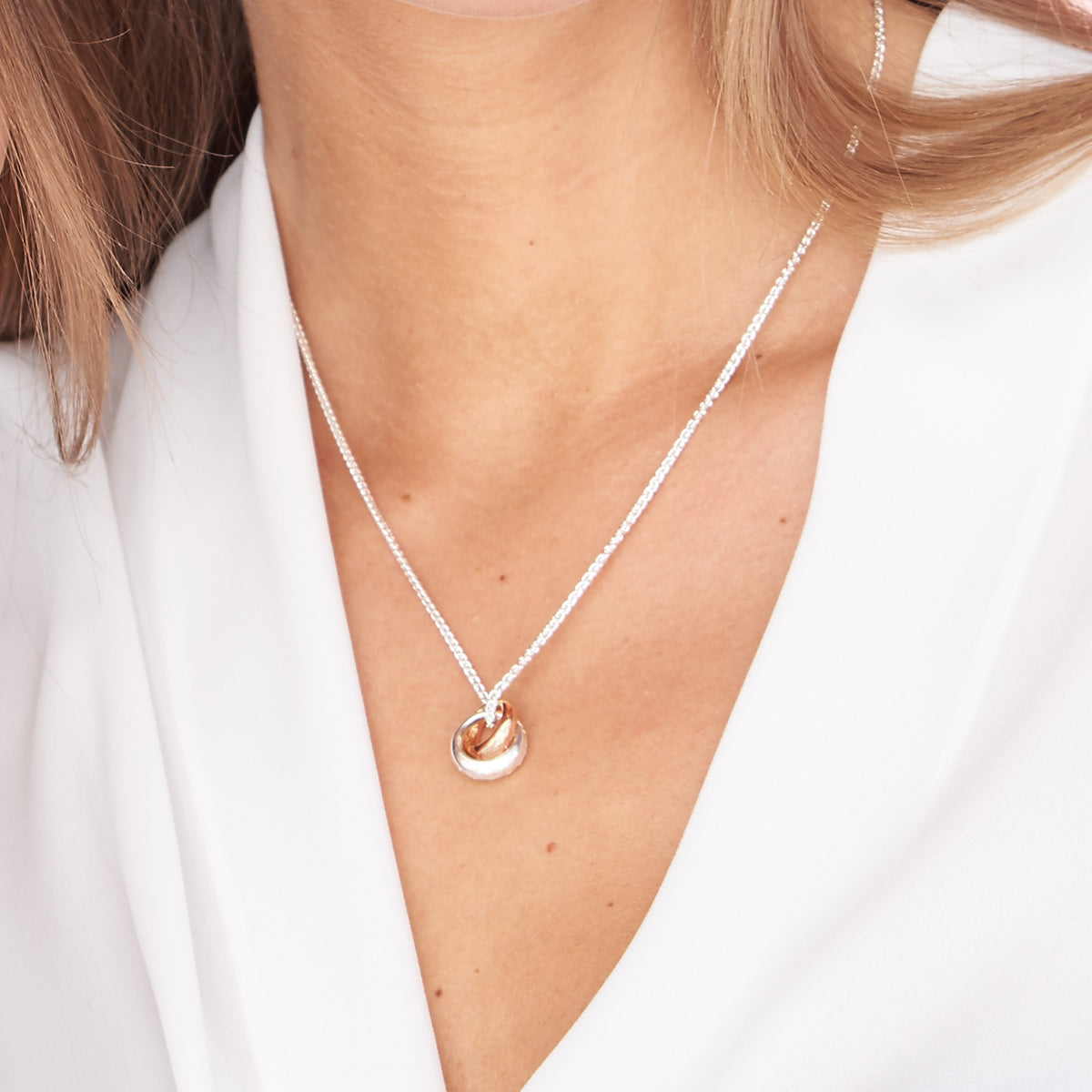 Sterling Silver Spiga Chain Necklace - Medium Weight