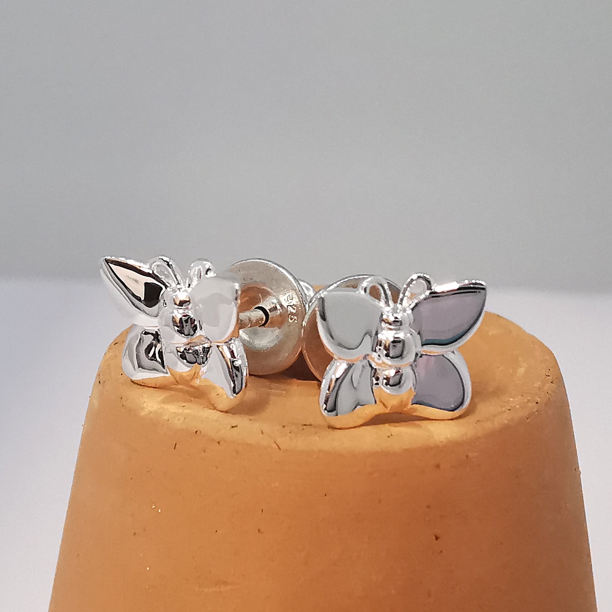 tiny butterfly flutterby studs scarlett jewellery earrings
