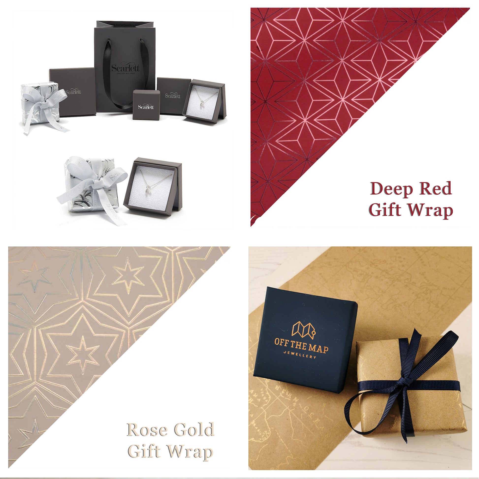 Scarlett Jewellery Off The Map Gift Wrap