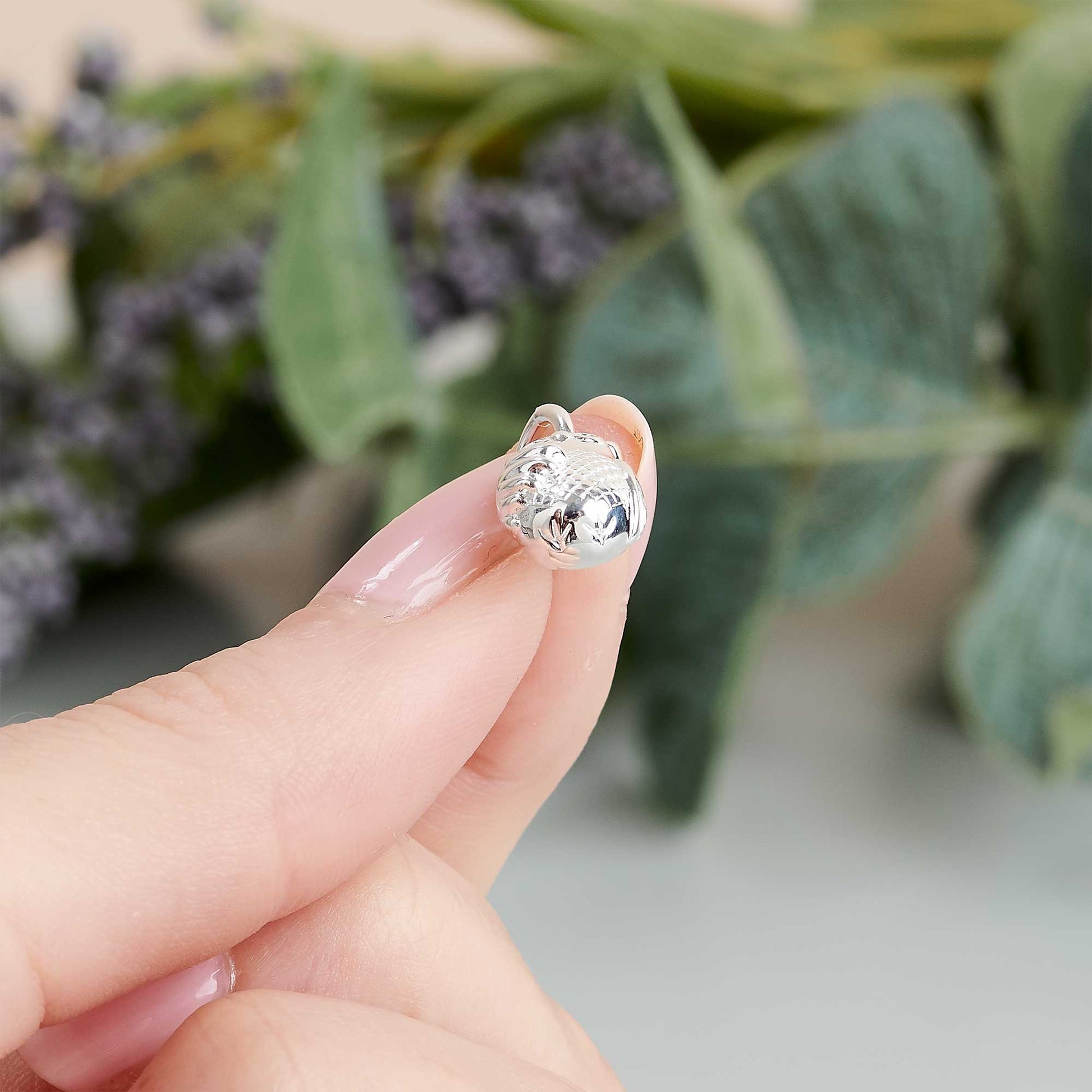 silver owl charm with book gift for passing exams graduation scarlett jewellery