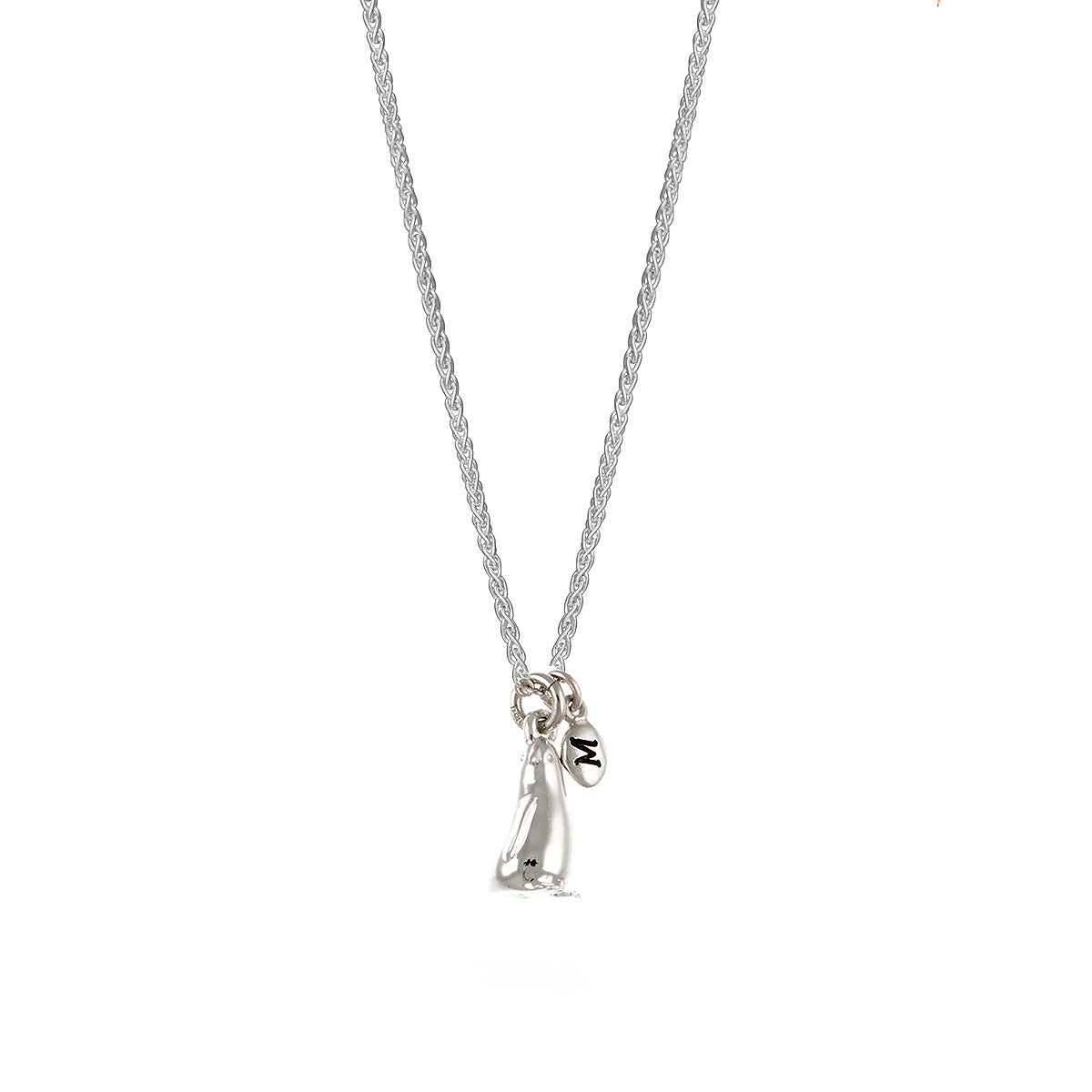 Personalised penguin and pebble necklace romantic gift girl to girlfriend boy to  girlfriend Scarlett Jewellery