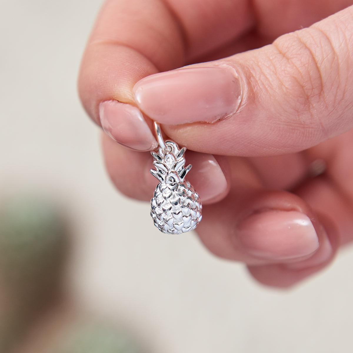 Pineapple Silver Charm Pendant Fits Pandora Style Bracelets Scarlett Jewellery