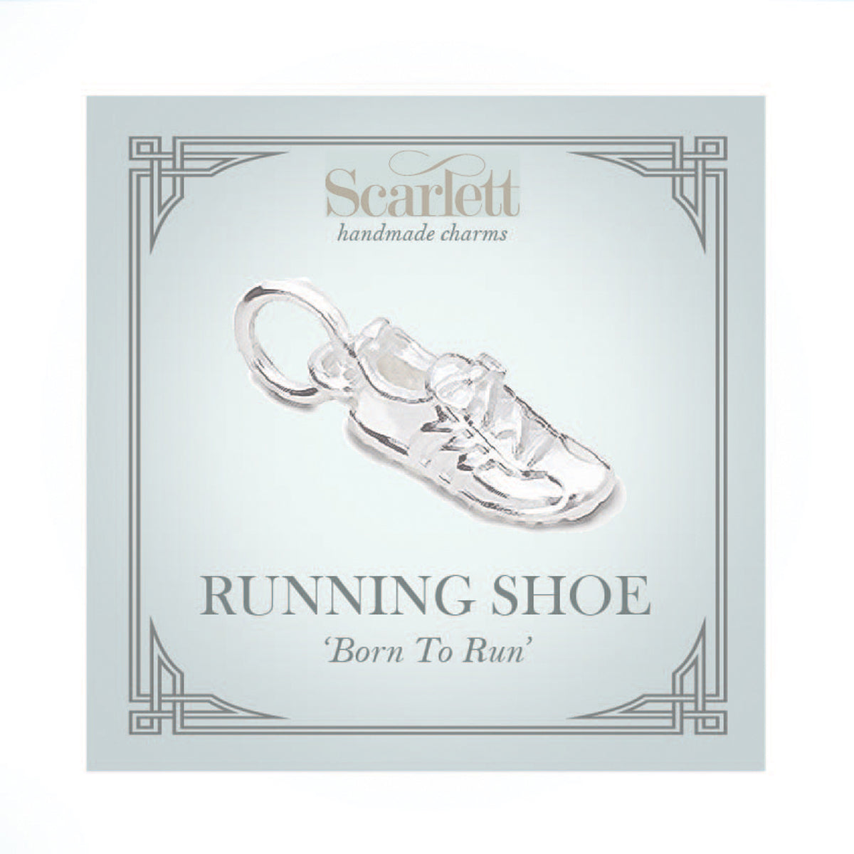 Running Shoe Silver Charm