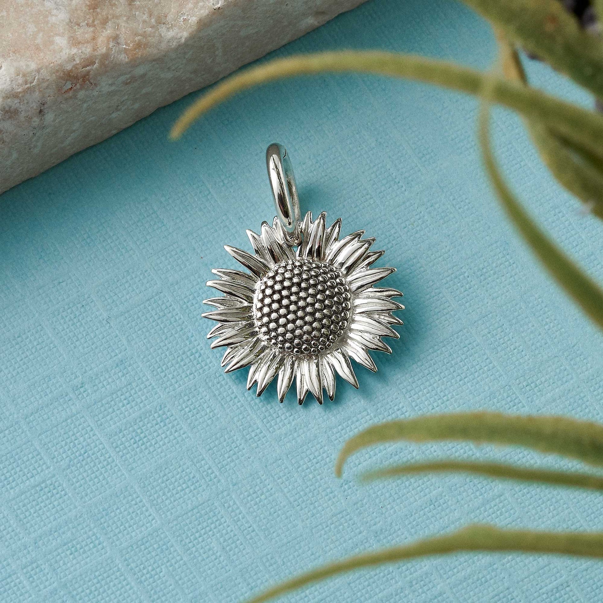 Sunflower Silver Charm Scarlett Jewellery