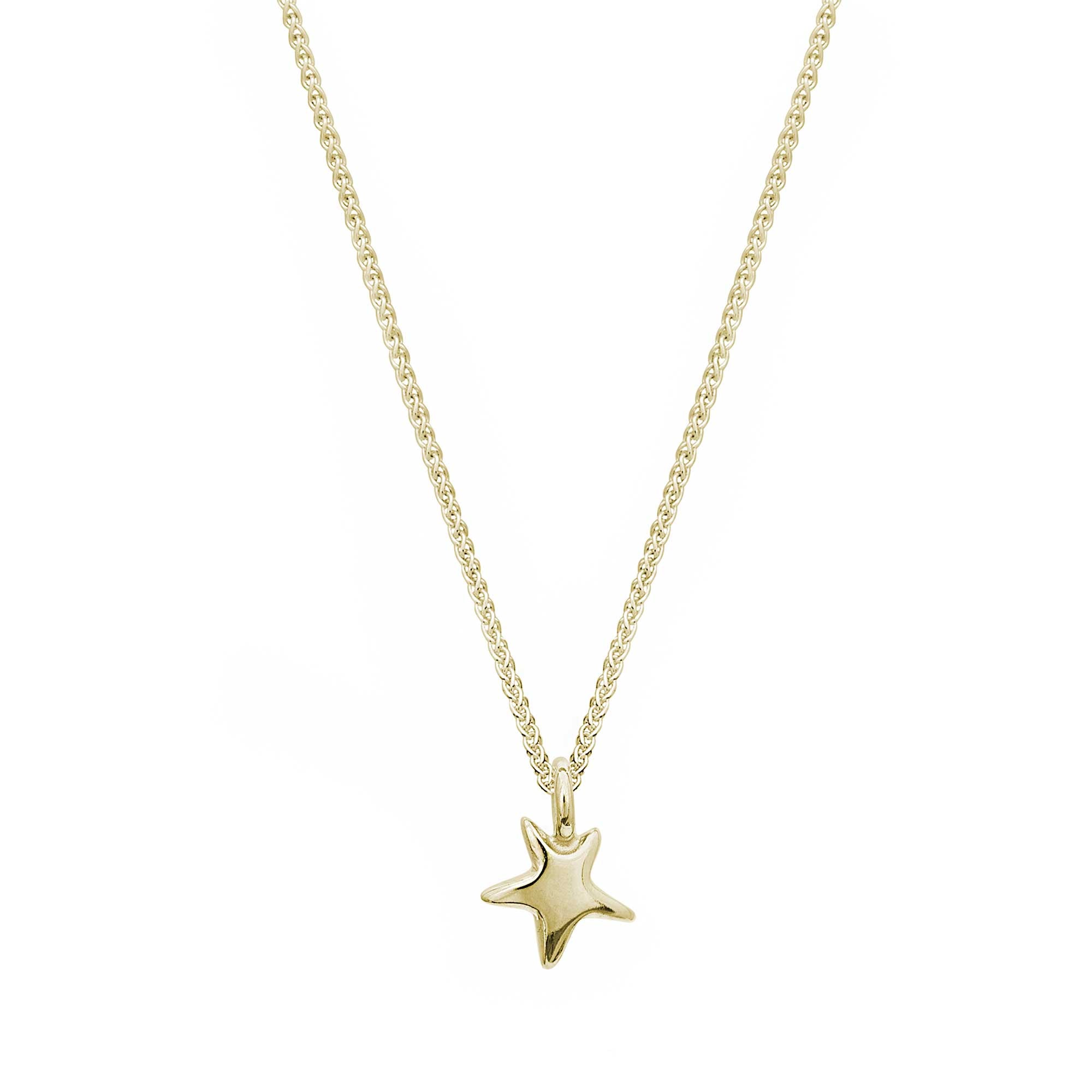 Solid Gold Stardust Pendant by Scarlett Jewellery