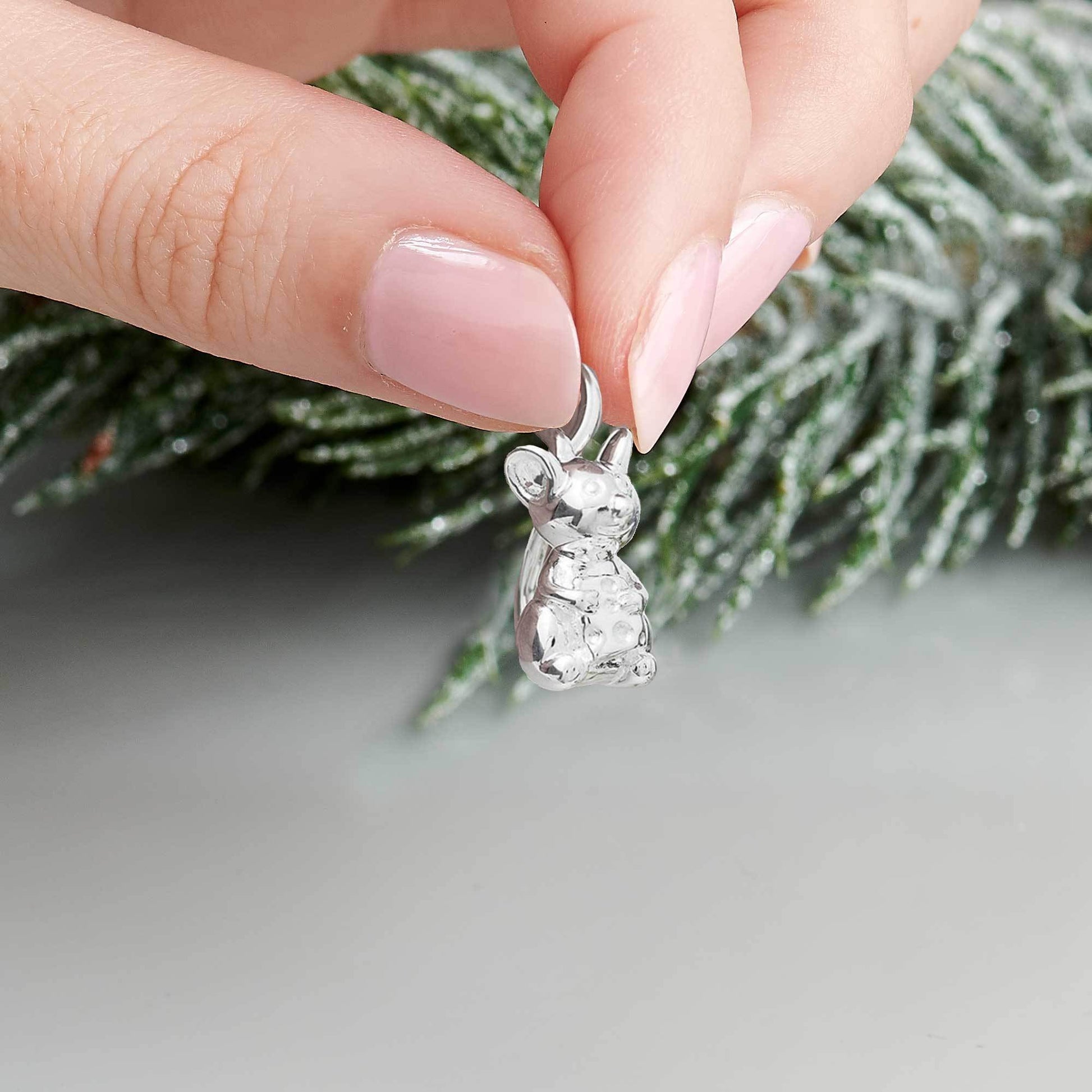 Mouse Silver Charm by Scarlett Jewellery