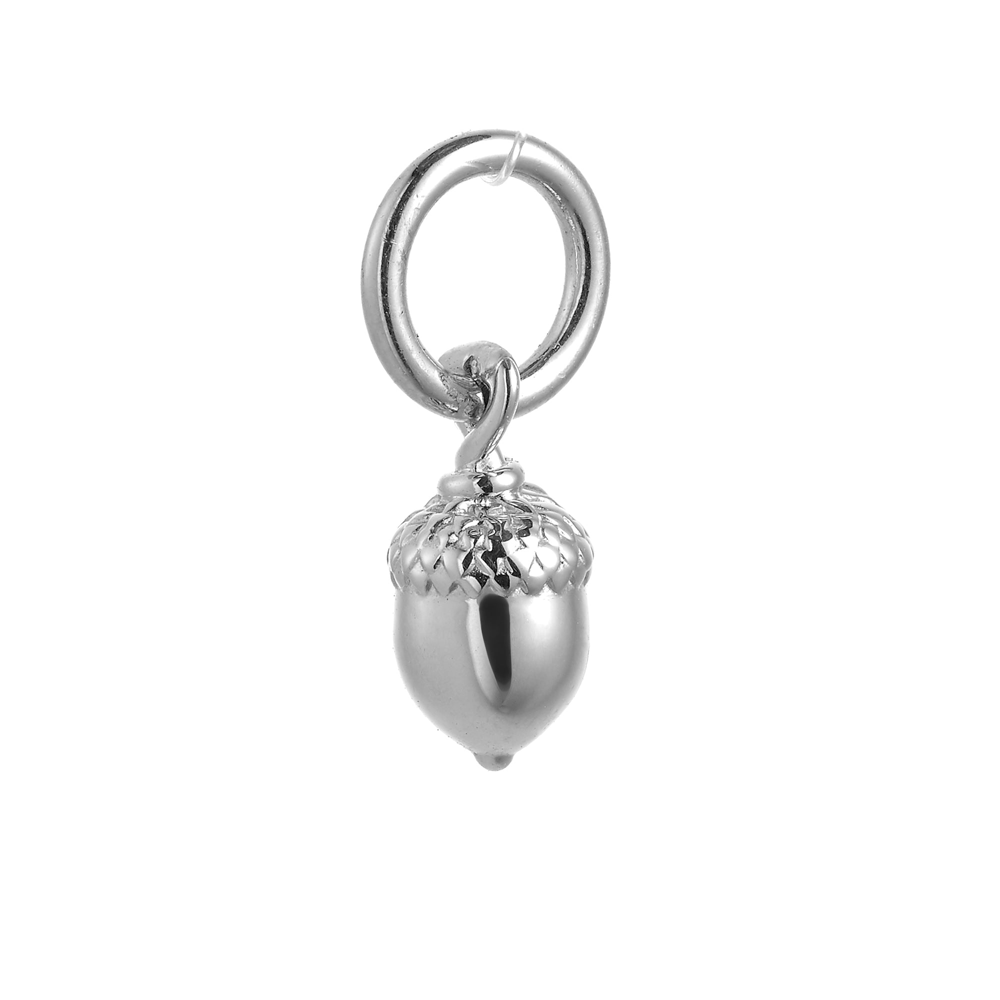 Charme en argent petit gland
