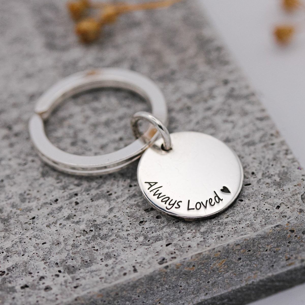 Personalised Silver Name Keyring