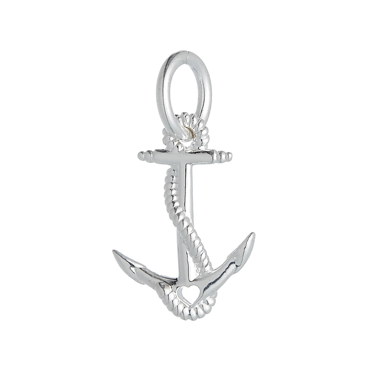 Small silver anchor charm