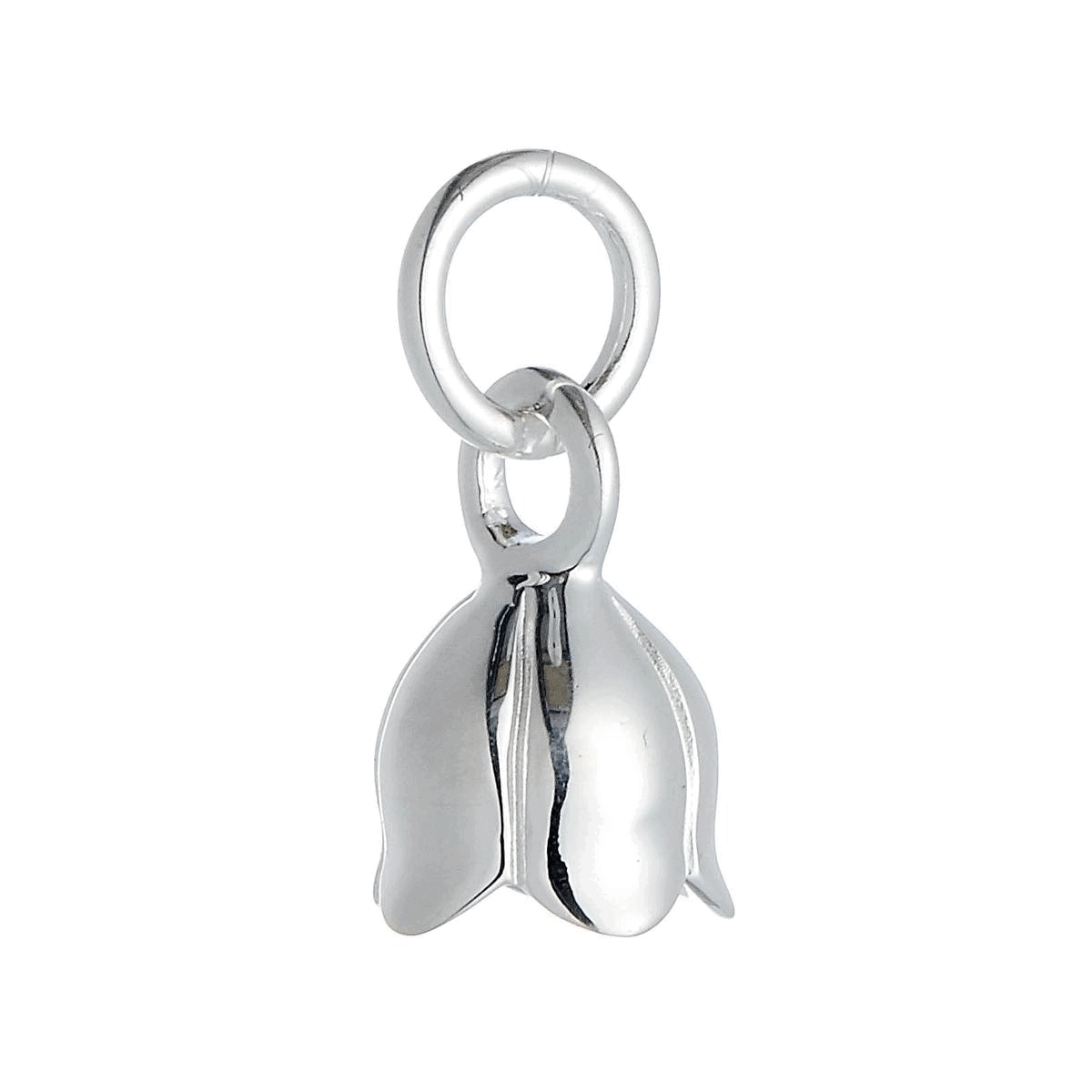 silver lily of the valley charm necklace or bracelet