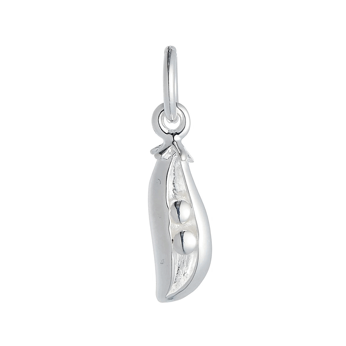 silver two peas in a pod charm twins sisters best friends for necklace or bracelet