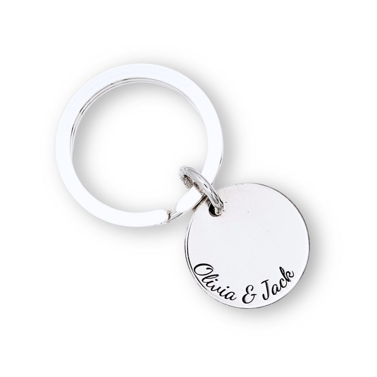 Personalised Silver Name Keyring