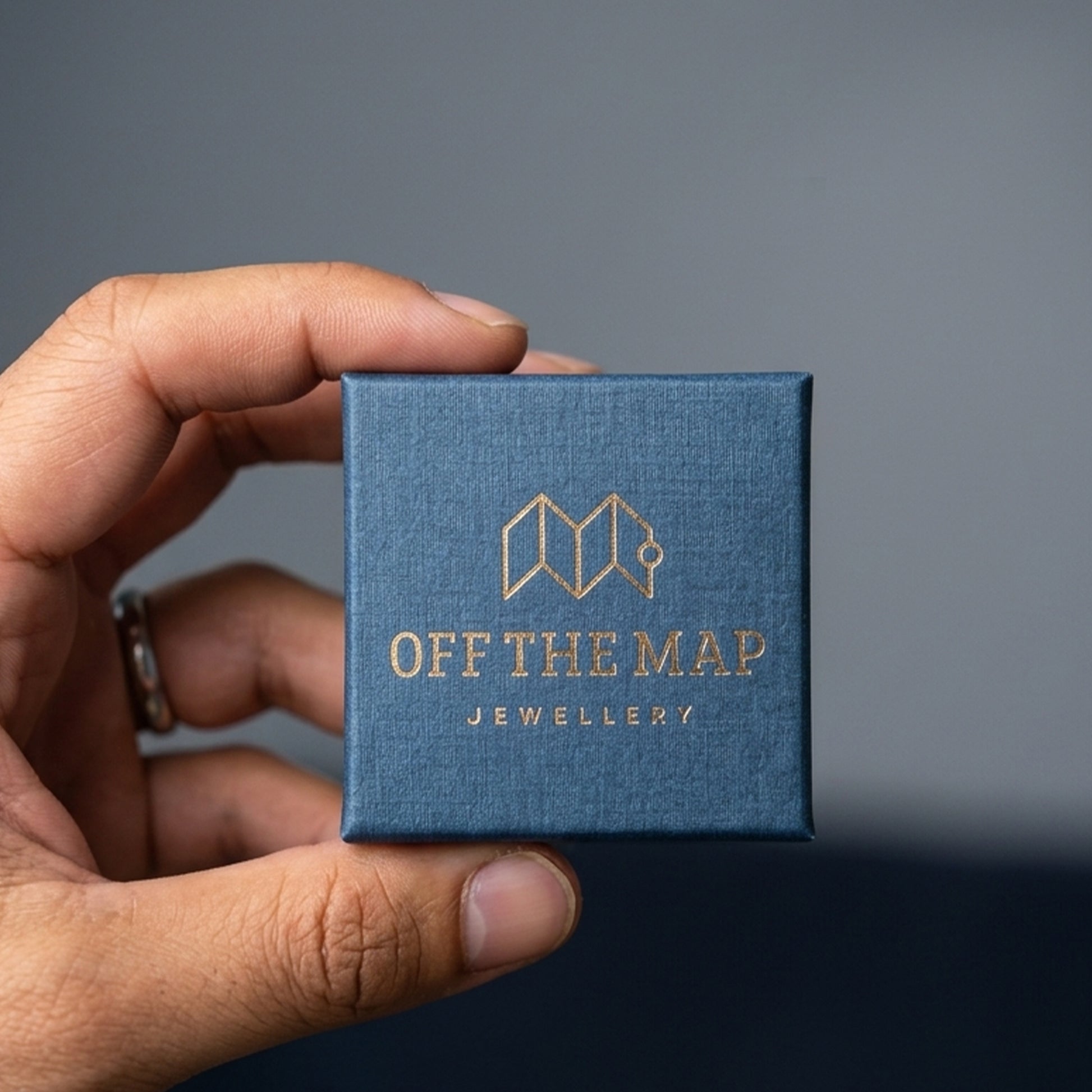off the map jewellery ring box