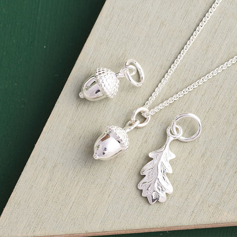 acorn oak leaf jewellery scarlett brighton UK