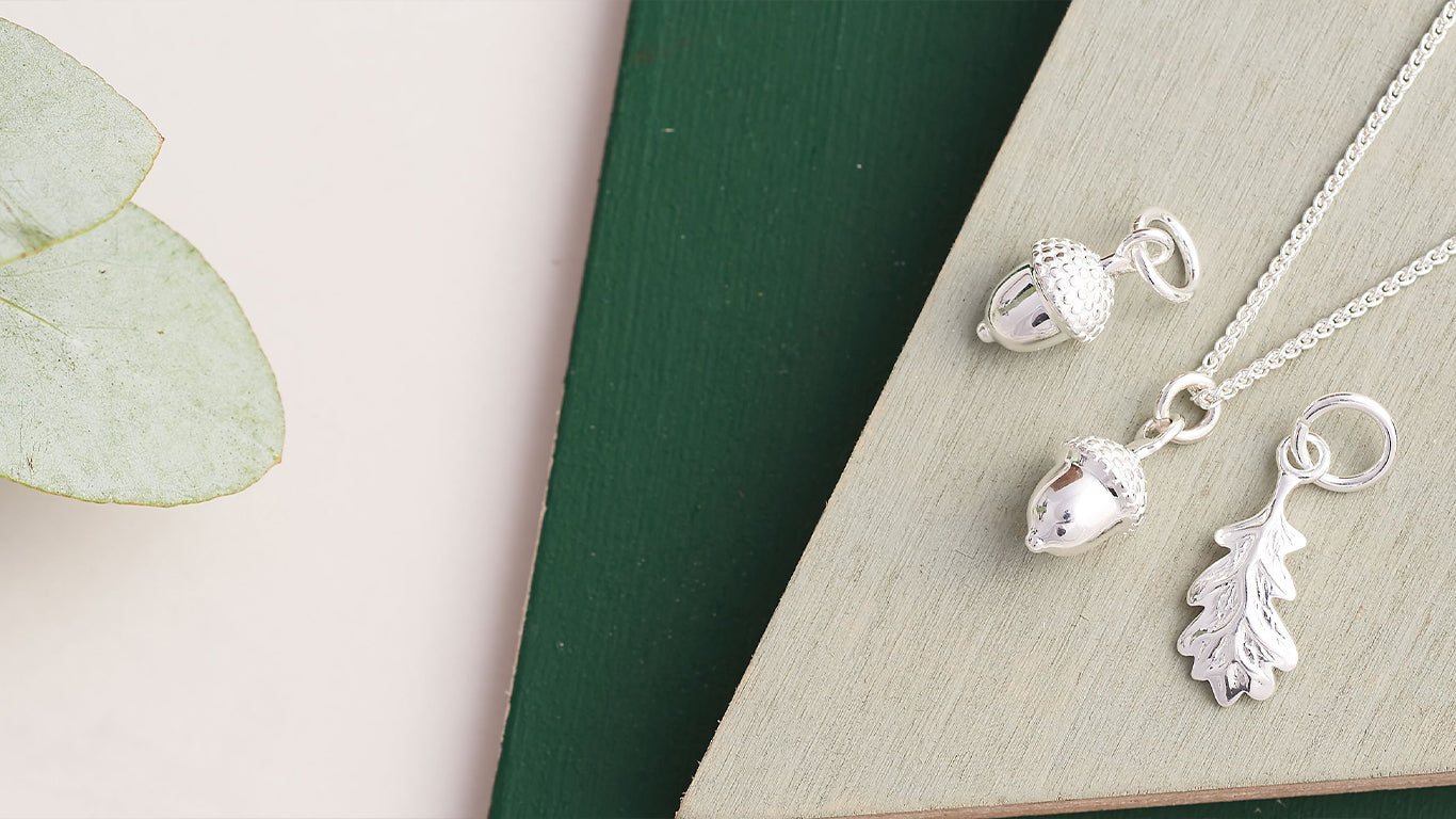 acorn oak leaf jewellery scarlett brighton UK