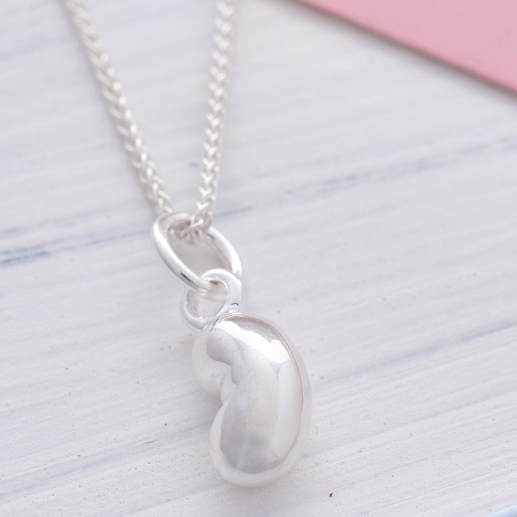 baby bean scan charm necklace