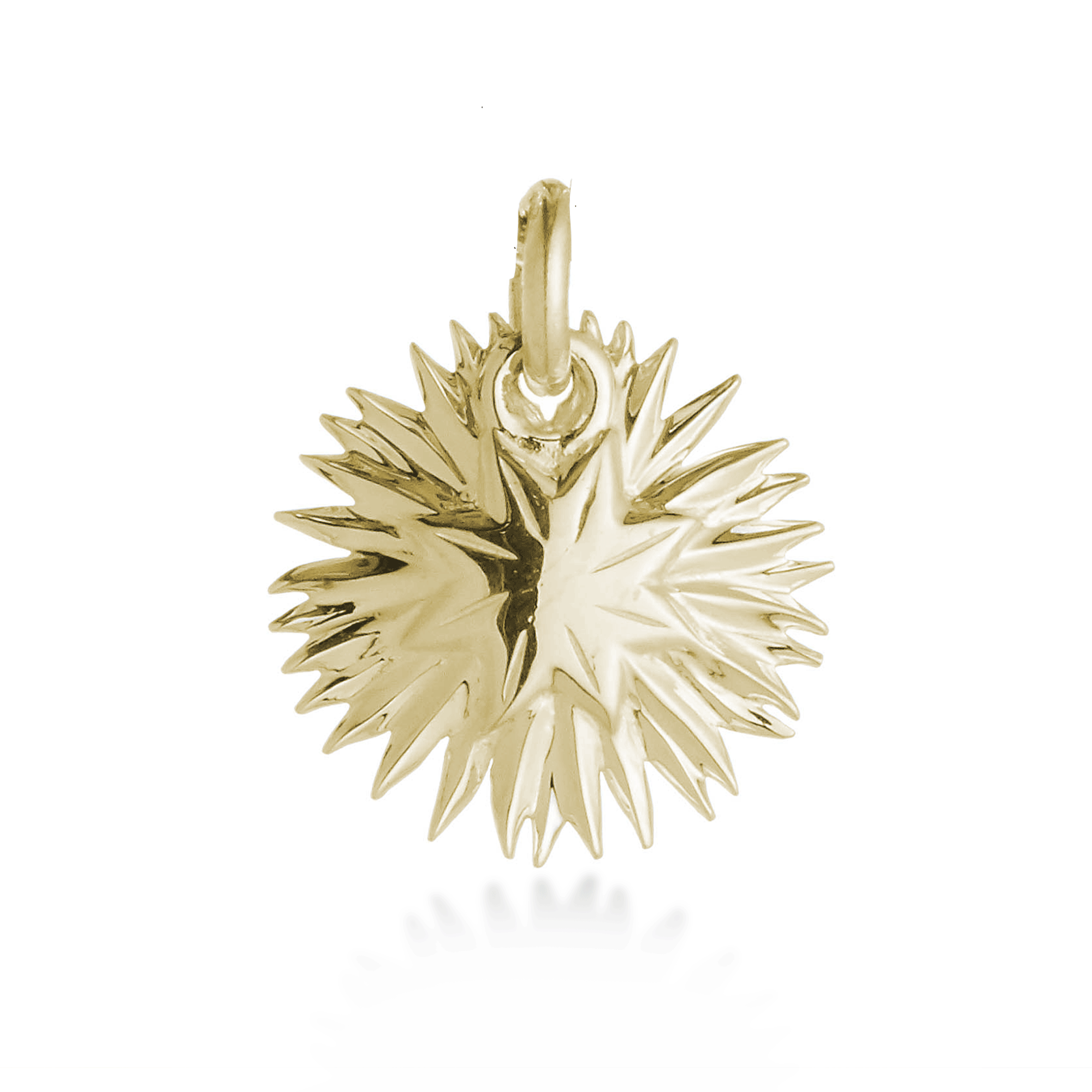 Charm Tournesol en Argent Vermeil et Or