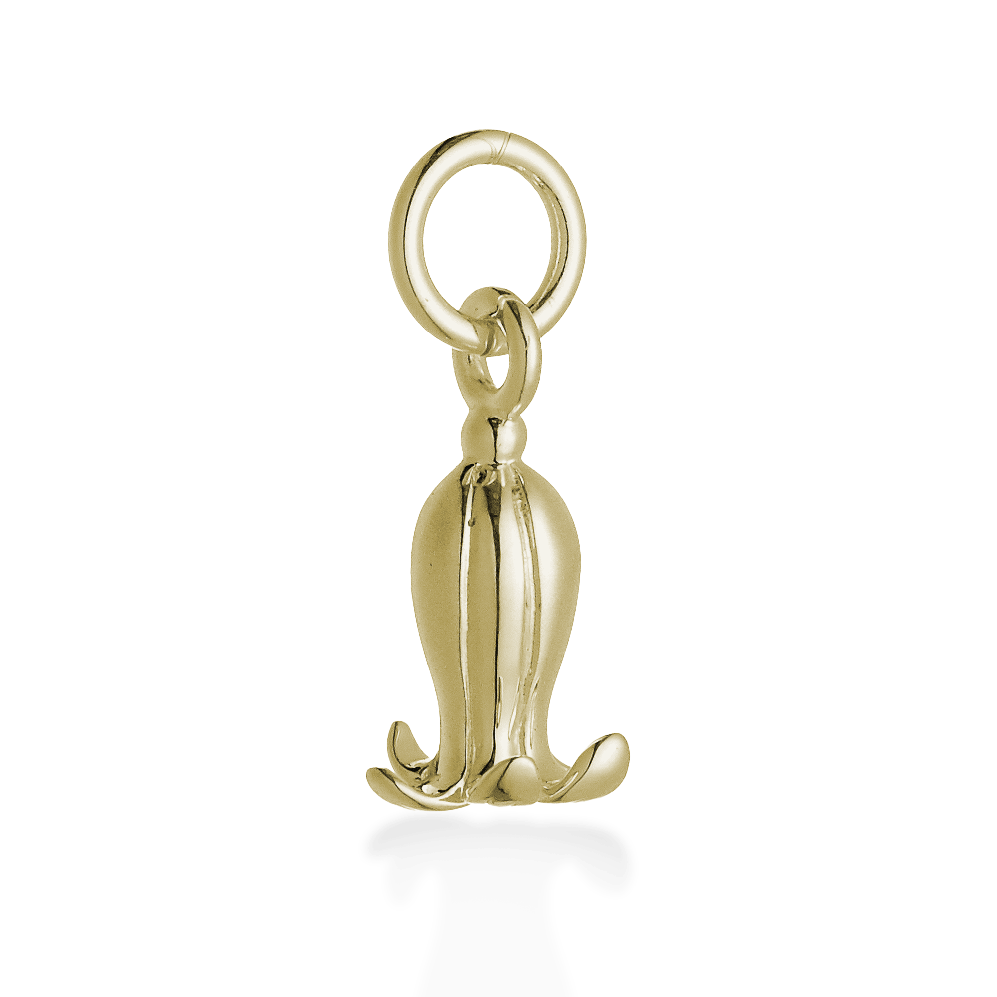 Bluebell Flower Gold Charm