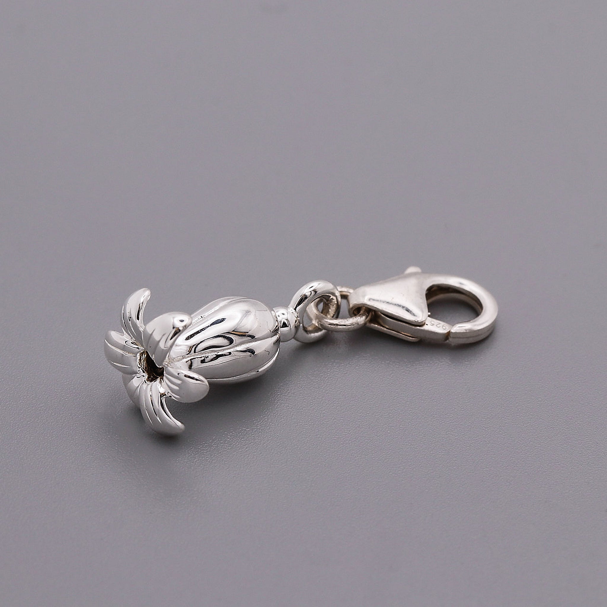 Breloque en argent fleur de jacinthe des bois