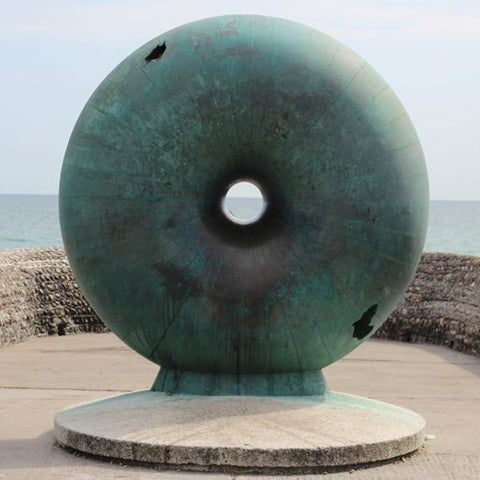 brighton torus inspired sculpture afloat seafront