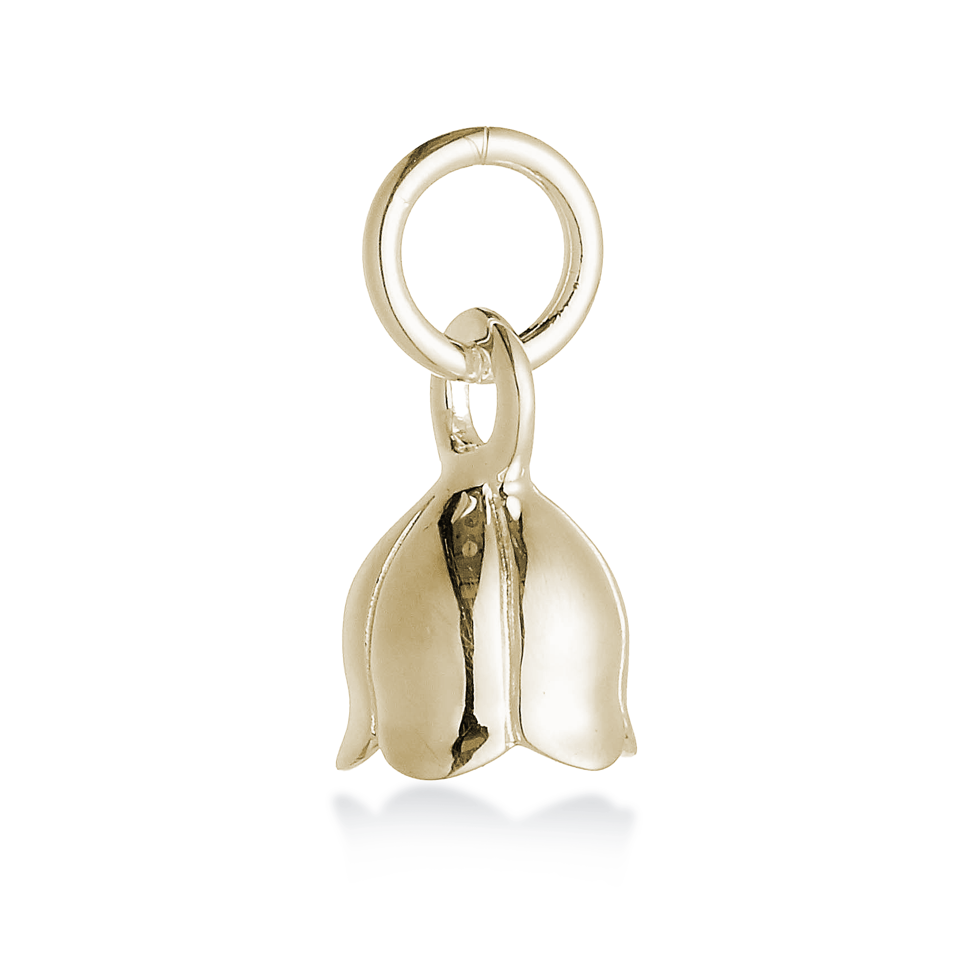 Lily Of The Valley Flower Gold Charm