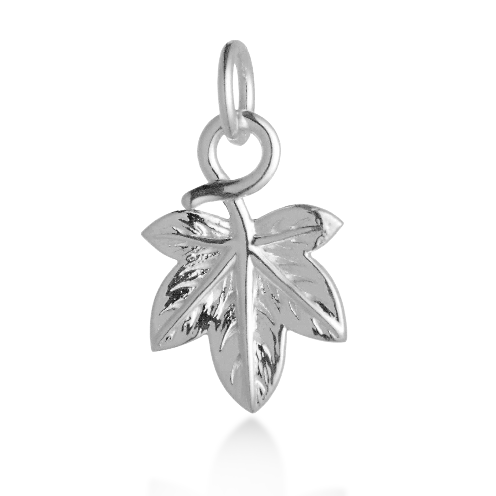 Ivy Leaf Silver Charm