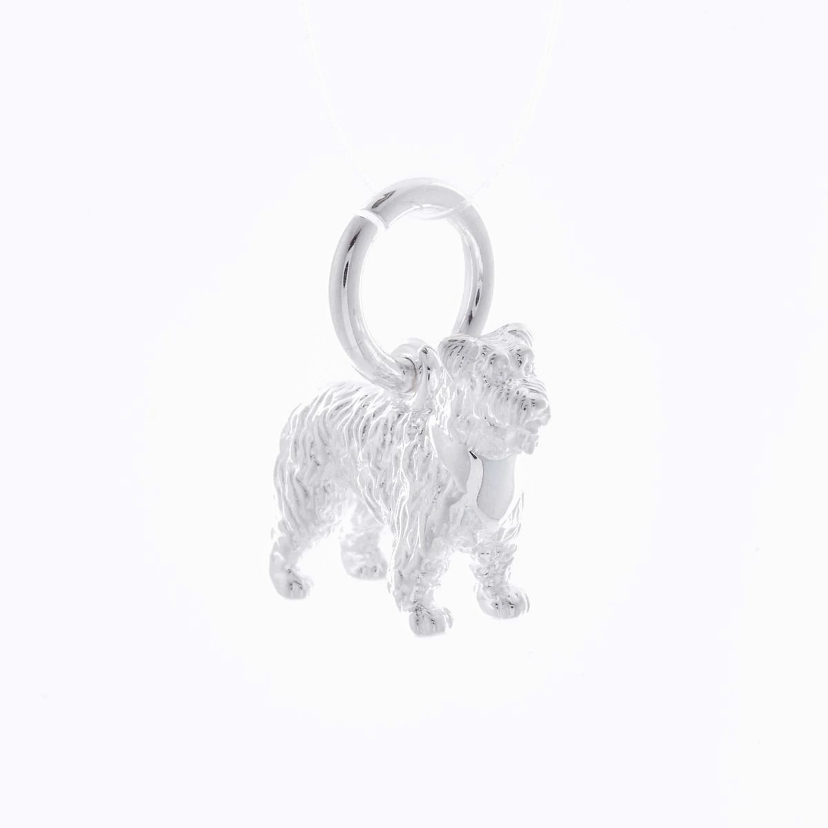 miniature schnauzer silver dog charm scarlett jewellery