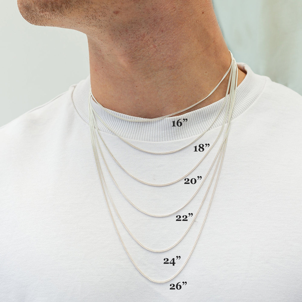 Chain Length Necklaces from Off The Map Jewellery