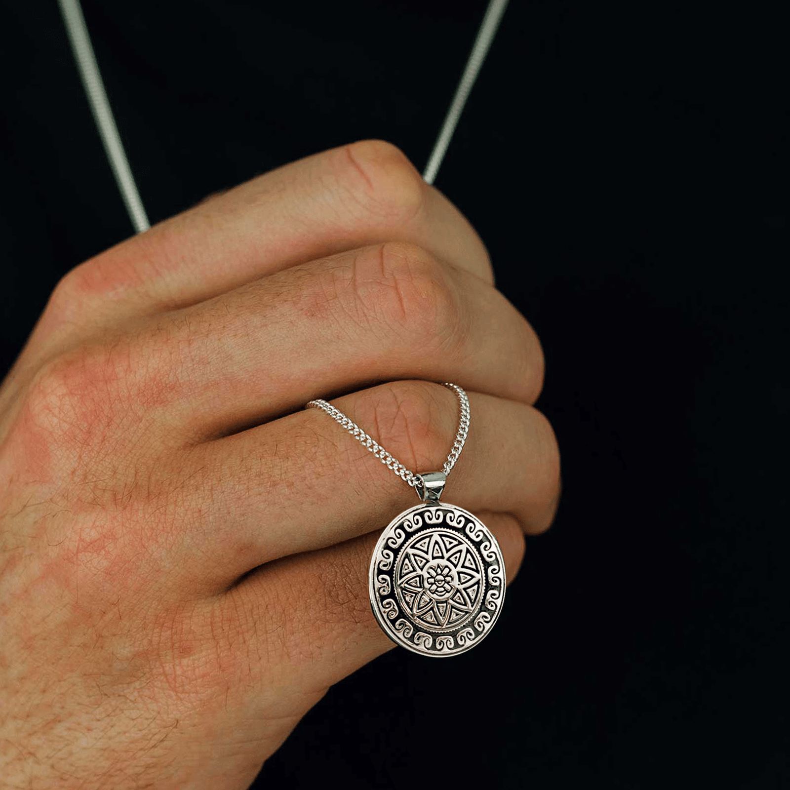 Sterling silver charms for 2025 men's necklaces