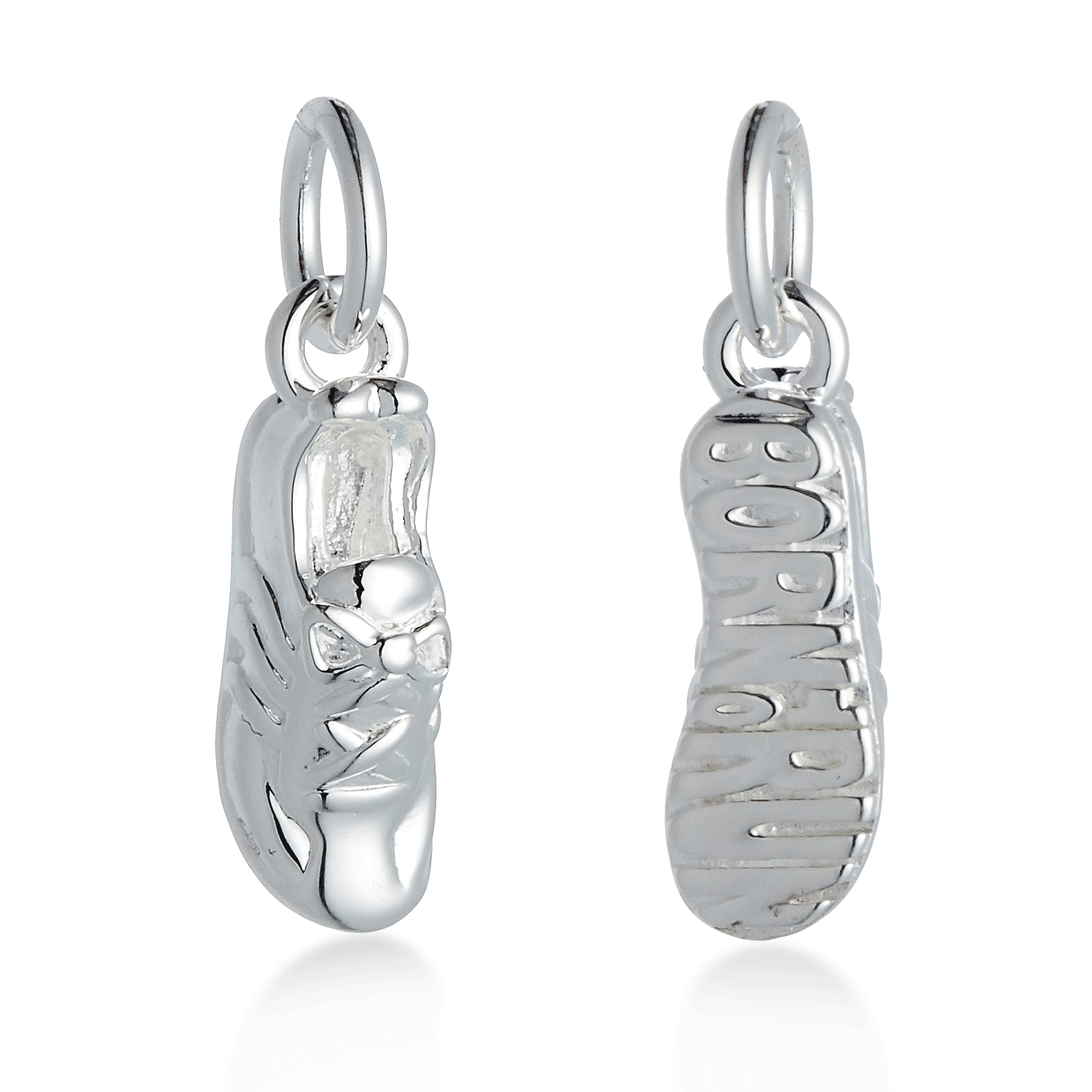 Running Shoe Silver Charm