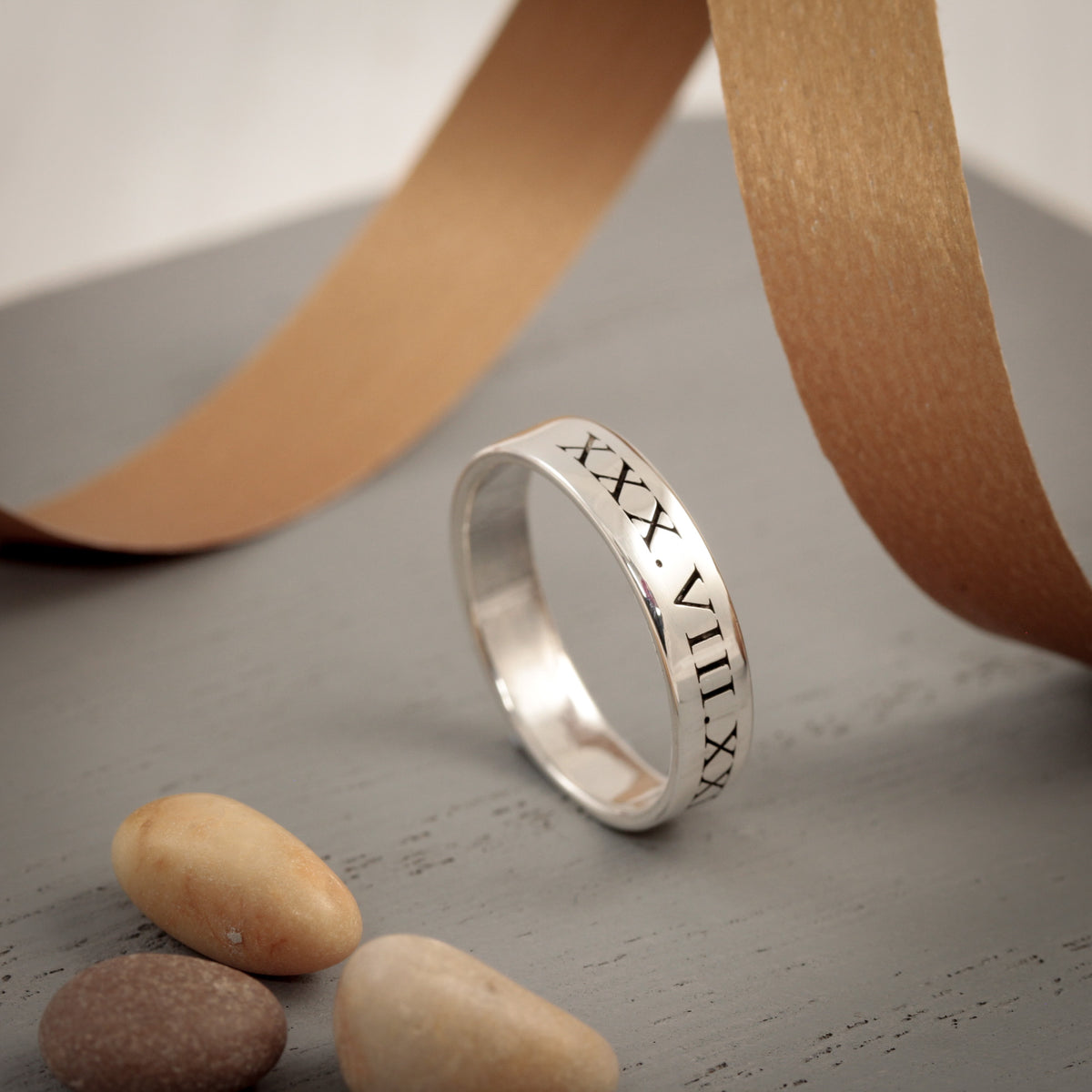 custom birth date ring for 21st birthday gift for men