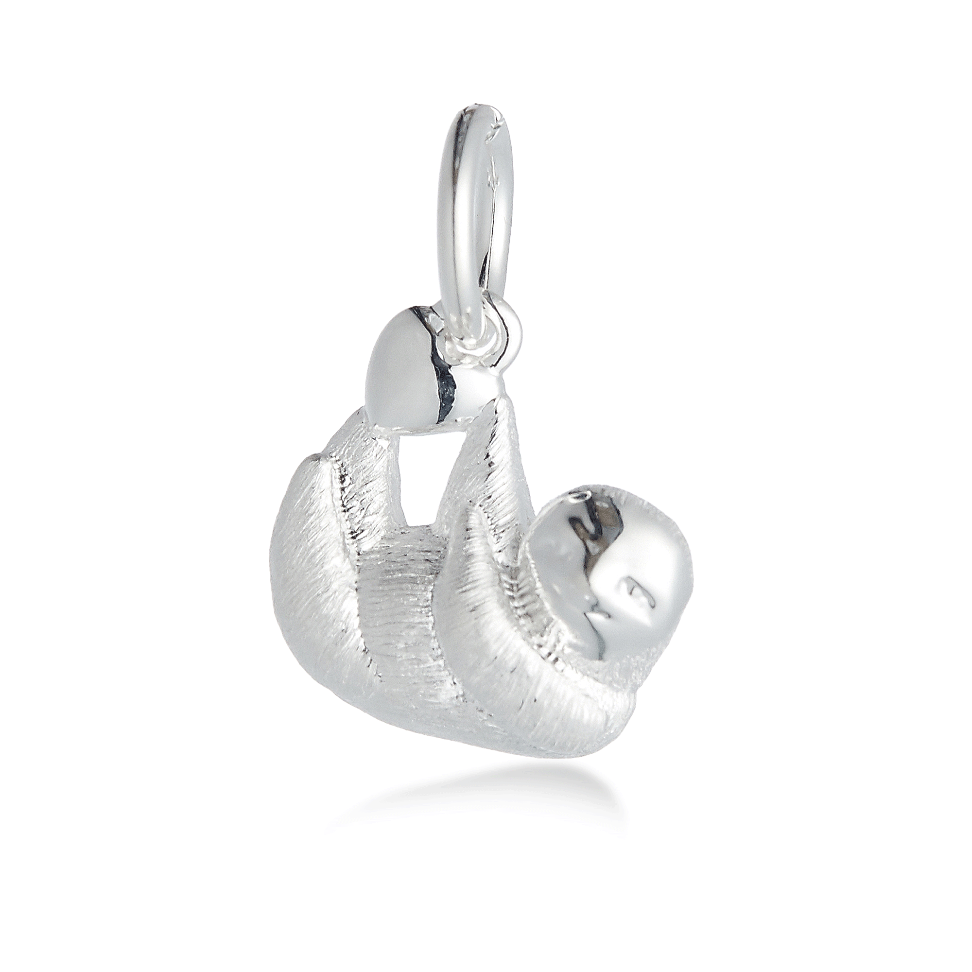 Sloth Silver Charm
