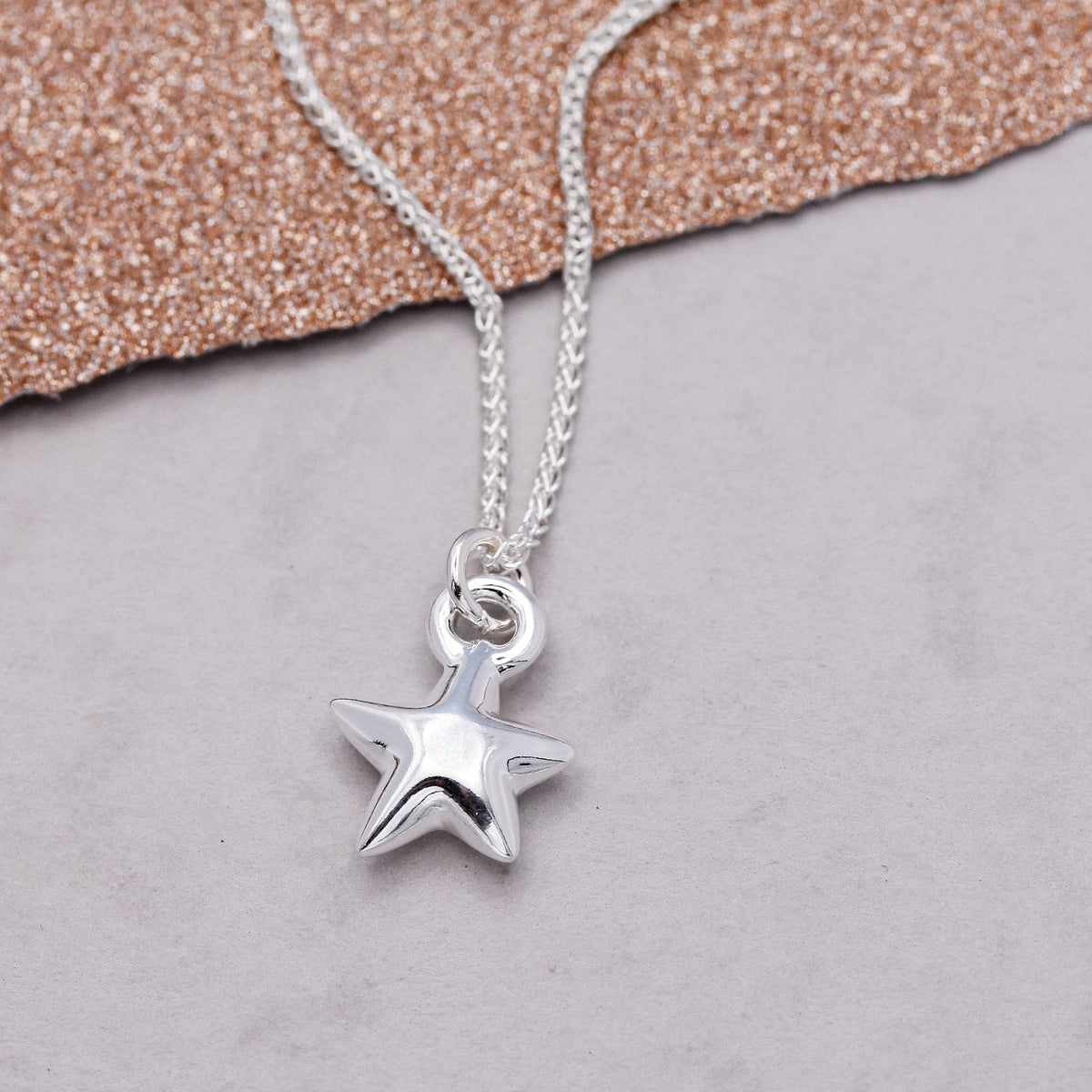 Star Personalised Silver Charm