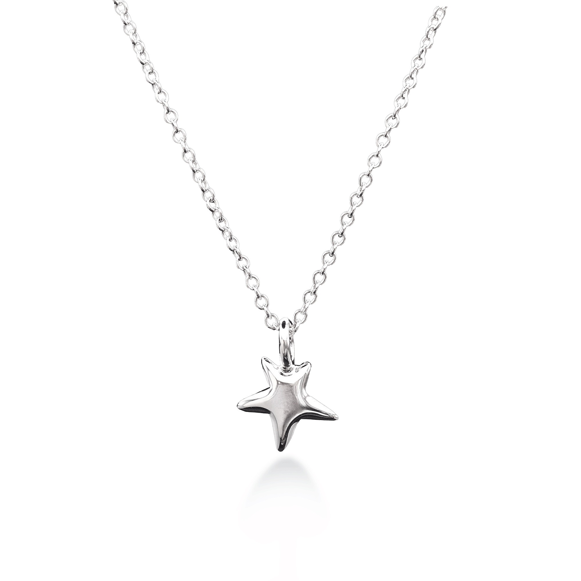 Collier en argent poussière d'étoile