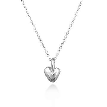 Sweetheart Silver Heart Pendant Necklace
